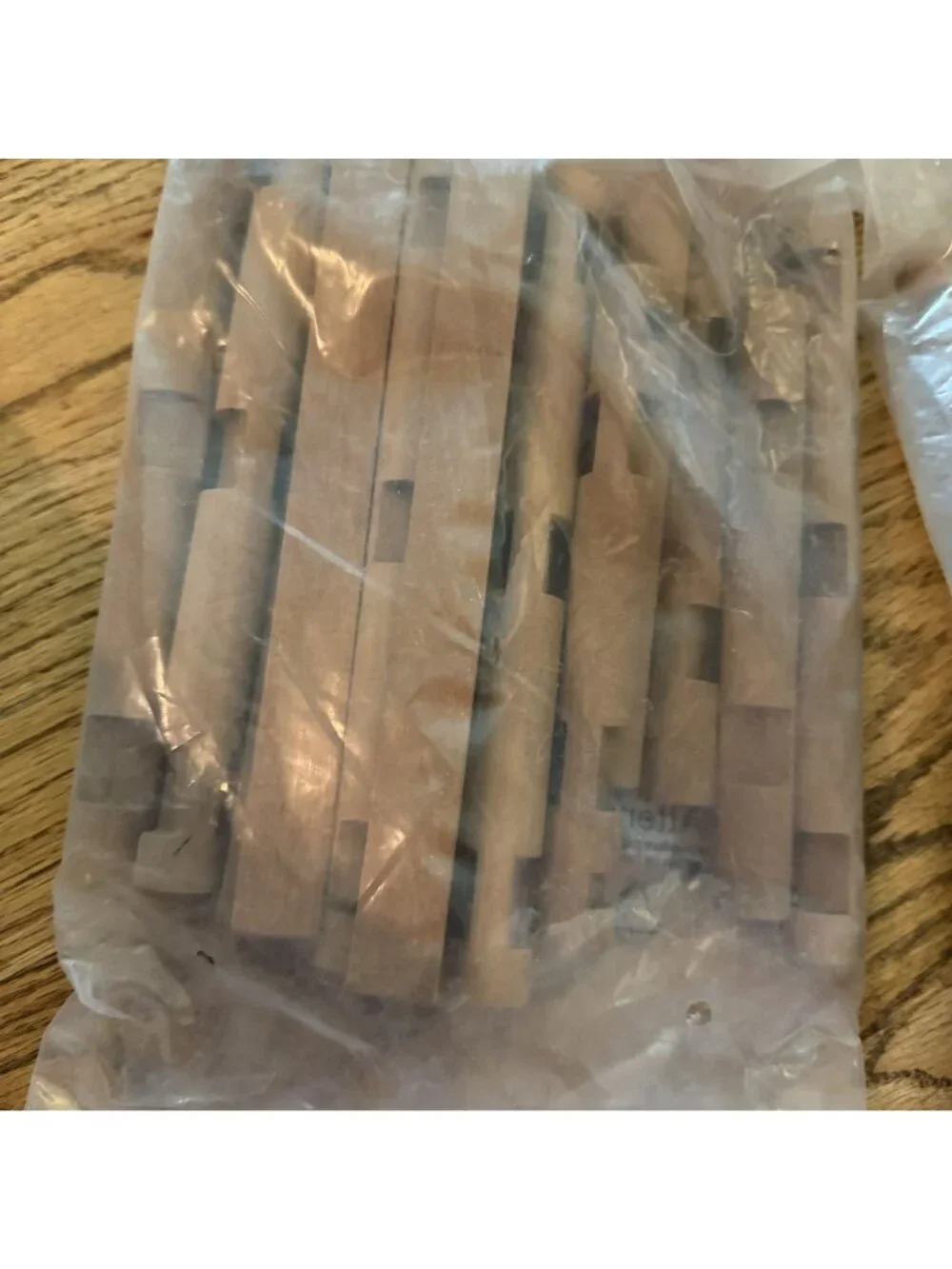 Log cabin building Block Pieces New in Bag Various Sizes